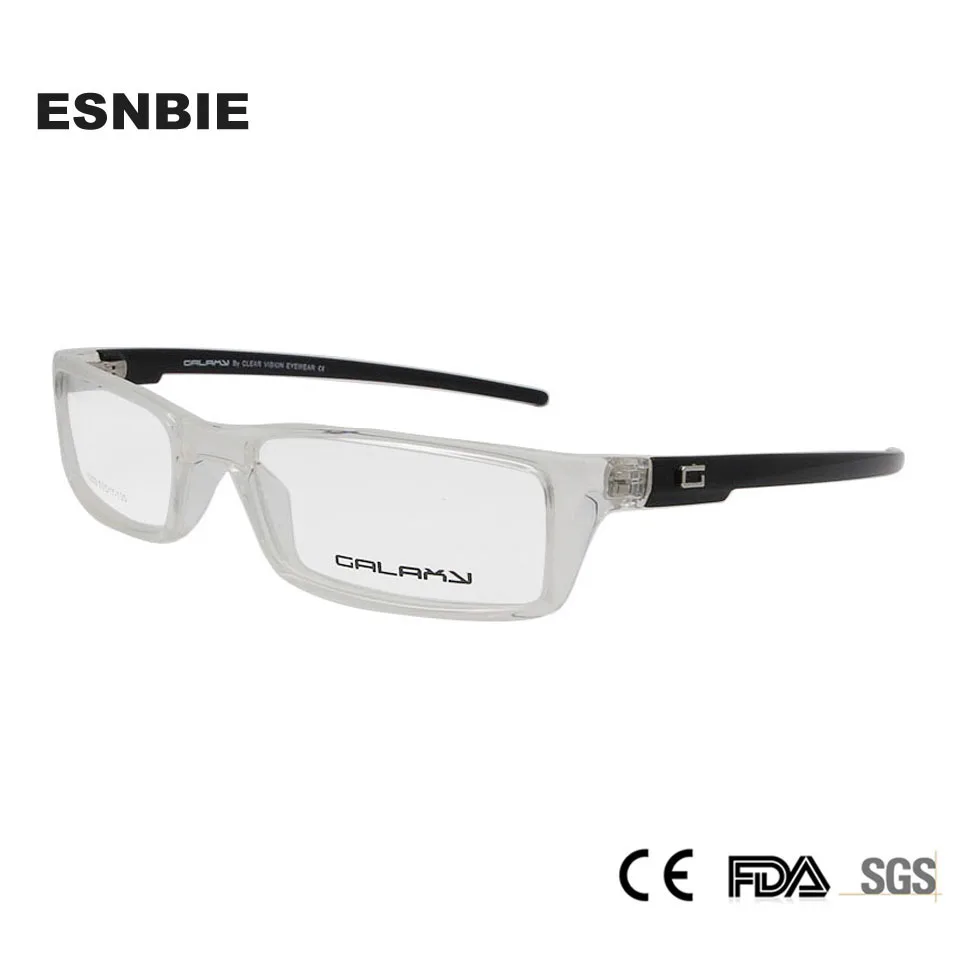 

ESNBIE TR90 Plastic Titanium Glasses Frame Men Spectacle frames Man Prescription Eyewear Full Optical Frame lunette de vue