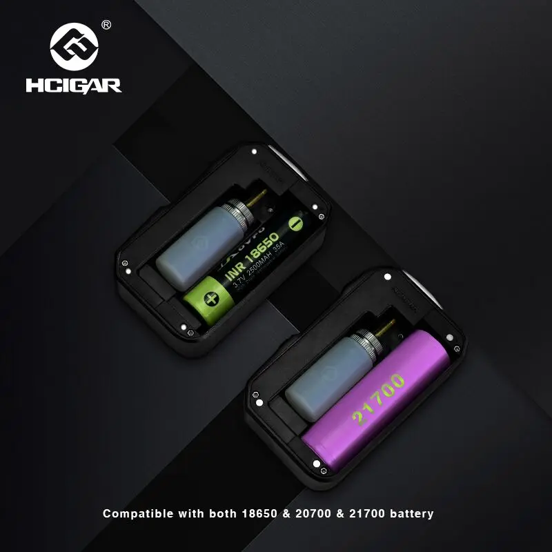 Оригинальный испаритель HCIGAR Towis Aurora Squonk Mod выход 5 80 Вт батарея 21700/20700/18650 цветной