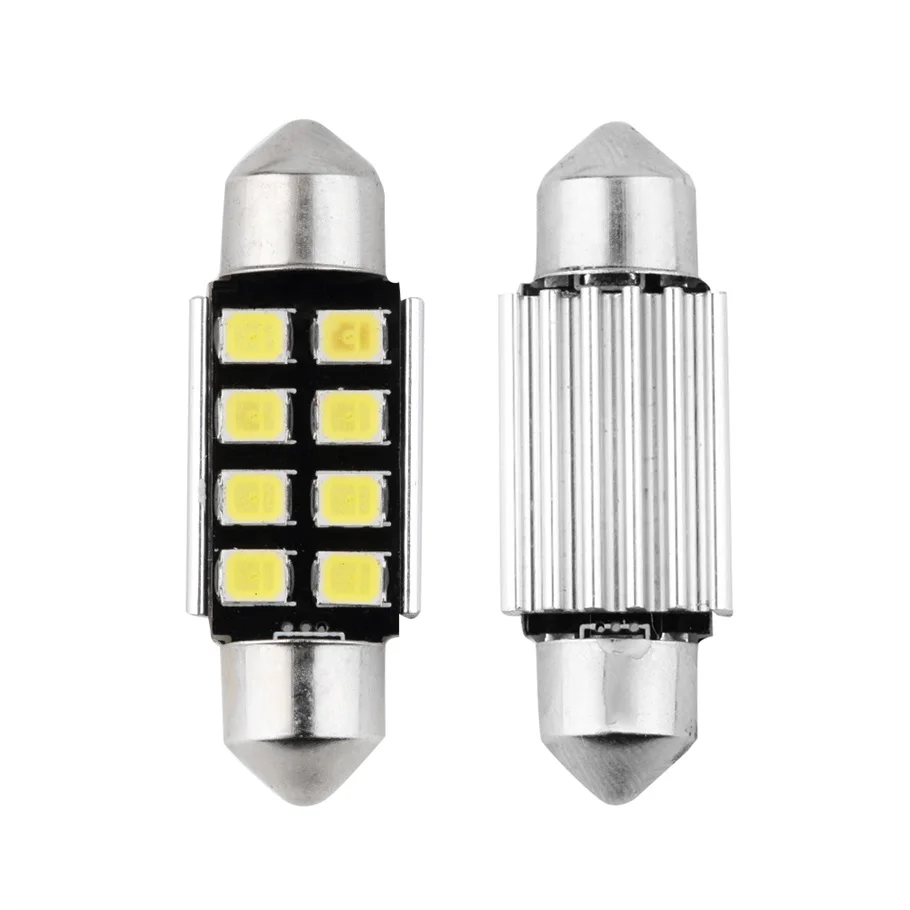 

1PC Festoon 8 SMD 36MM Car LED Bulbs Interior Dome Festoon Lights auto roof lamp White 12V hot selling