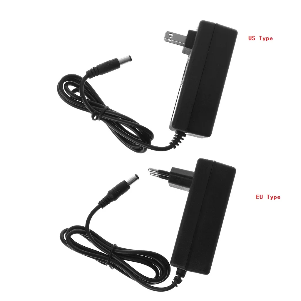 

Battery Charger 12.6V DC 1A Intelligent Lithium Li-on Power Adapter US EU Plug Transformer