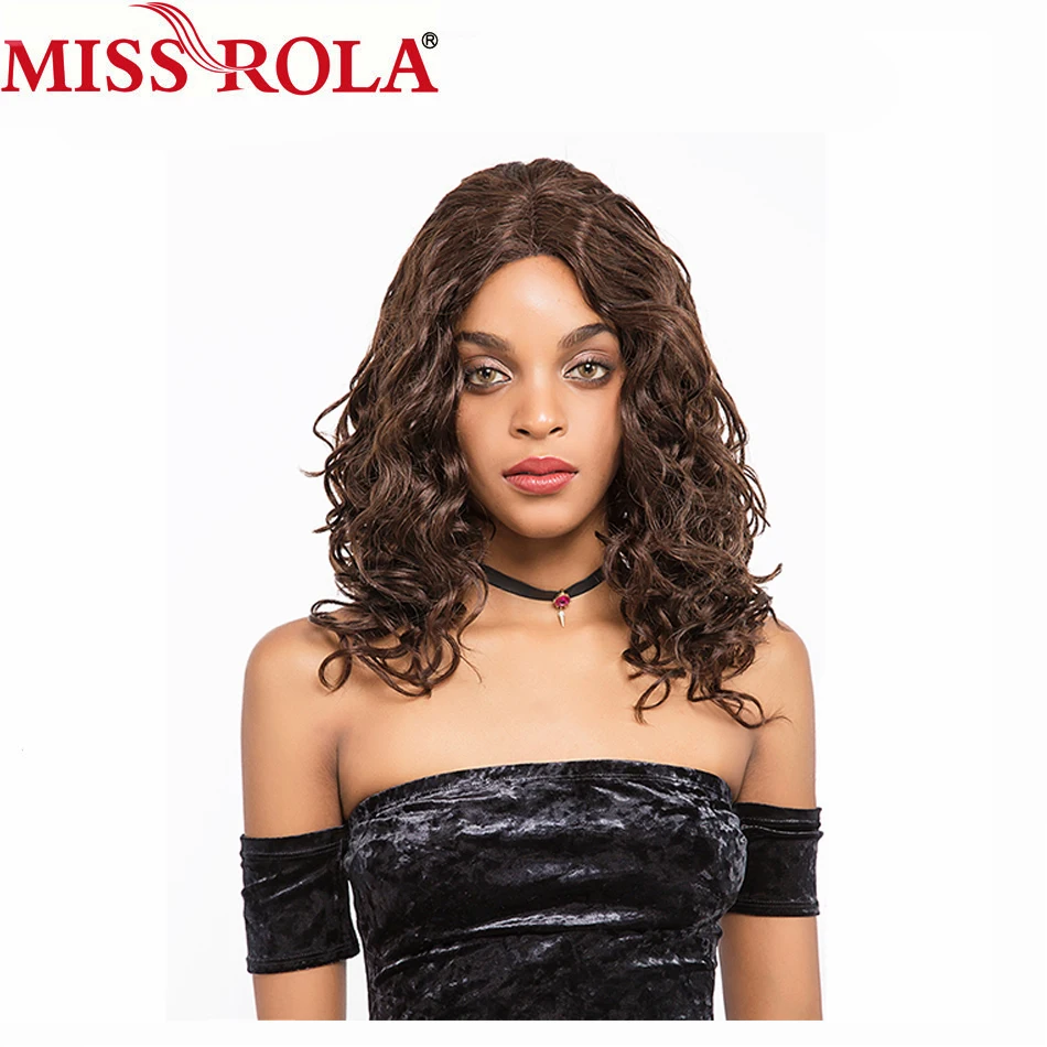 Мисс Рола волос braziliankinky вьющиеся короткие Человеческие волосы Парики для #2/4 Для женщин Накладные пряди на кружеве для передней части