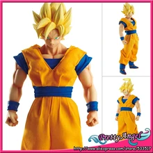 PrettyAngel-megahouse натуральный размер Dragon Ball DOD Супер Саян Гоку ПВХ фигурка