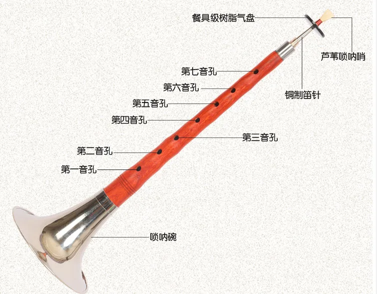 2017 musical instrument full set of d professional professional suona