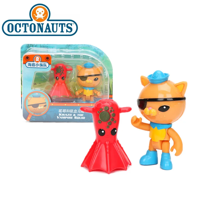 Набор из 2 игрушек Octonauts 5 7 см аксессуары для осьминога капитан Барнакл квазий