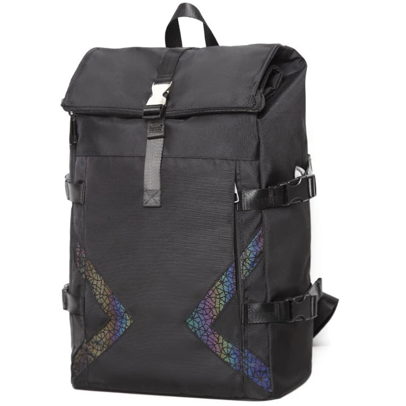 Reflective Roll-Top Backpack