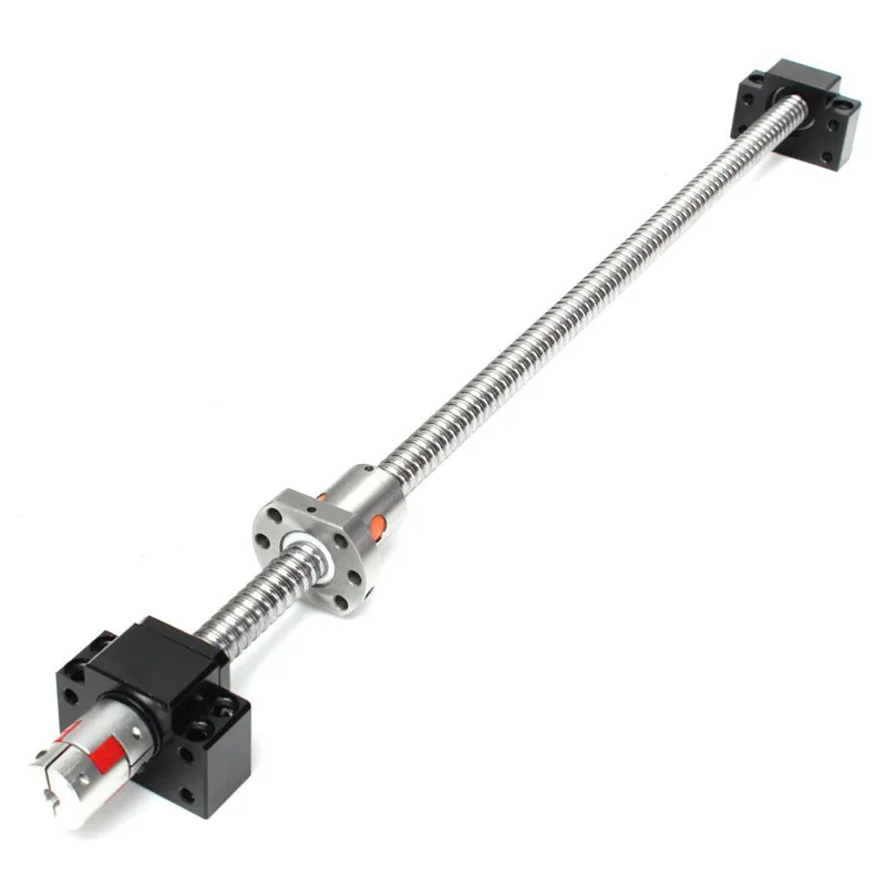 

SFU1605 Set L500mm Rolled Ball Screw with end machined + 1605 ball nut + nut housing + For BK/BF12 end support + coupler