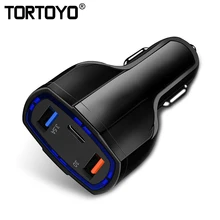 TORTOYO QC3.0 Быстрая зарядка двойной зарядное устройство USB с портом type C 5 в 3.5A Быстрая зарядка для iPhone samsung huawei Xiaomi Tablet