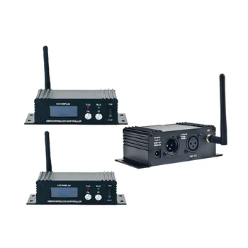 

BIG SALE 400M Effective Range Dmx512 Wireless Receiver Transmitter DMX512 LED Lighting Controller Transmitter & Receiver 2in1