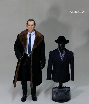 

Collectible AL100022 1/6 WWII German Businessman Clothes Set with Head Accessories for 12'' Action Figure Toys Gifts