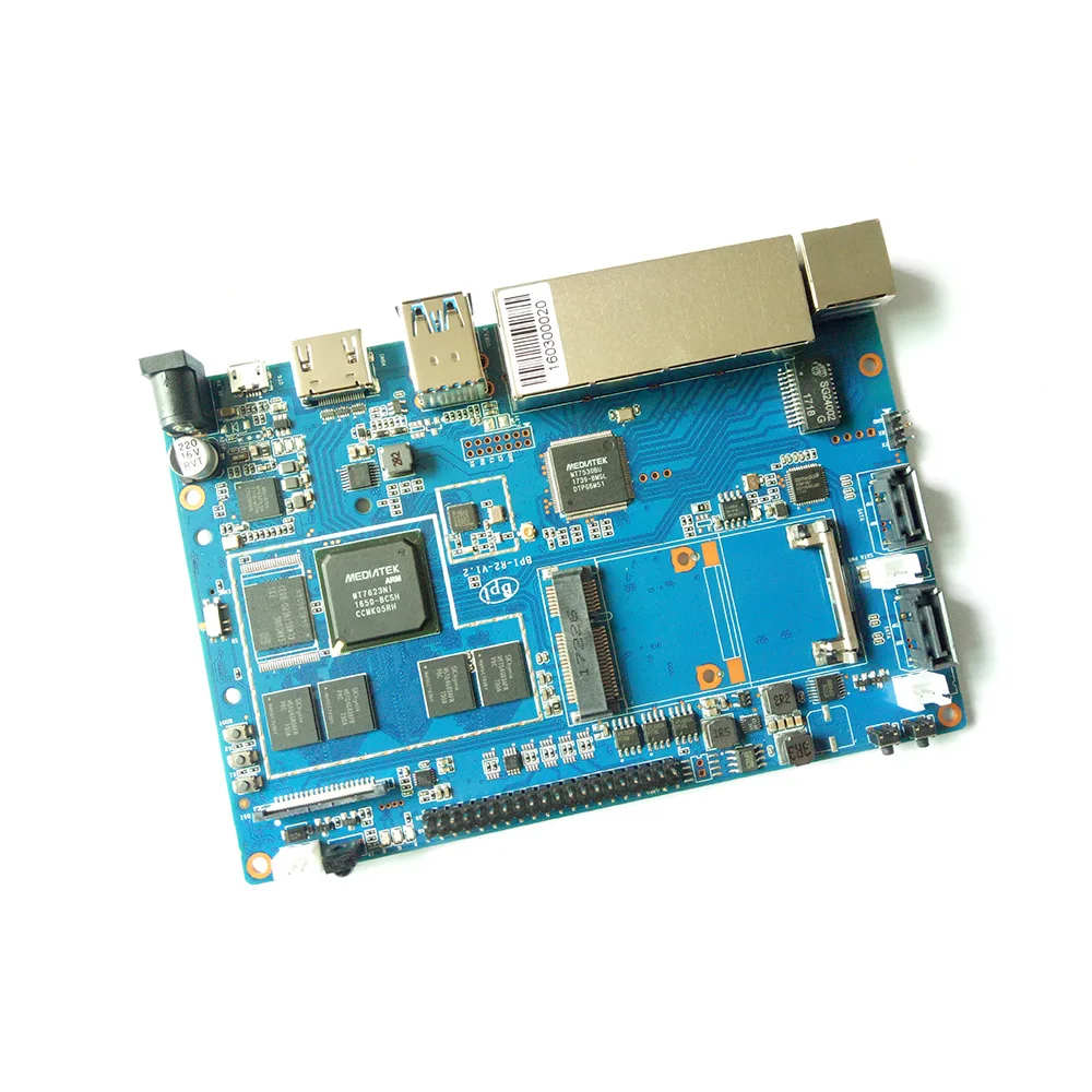Банан PI BPI R2 провод для умного дома 2G LPDDR3 + 8GBEMMC плата разработки с открытым