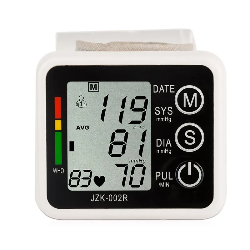 JZK-002R Health Care Germany Chip Automatic Wrist Digital Blood Pressure Monitor Tonometer Meter for Measuring And Pulse Rate-1