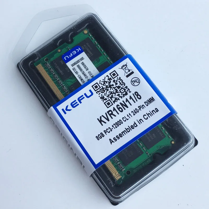 Achat NOUVEAU 8 GB DDR3 PC3 12800 1600 mhz 204 pin Sodimm MÉMOIRE Portable CL11 Mémoire D ordinateur Portable RAM 8G 1600 MHZ faible densité Non Ecc