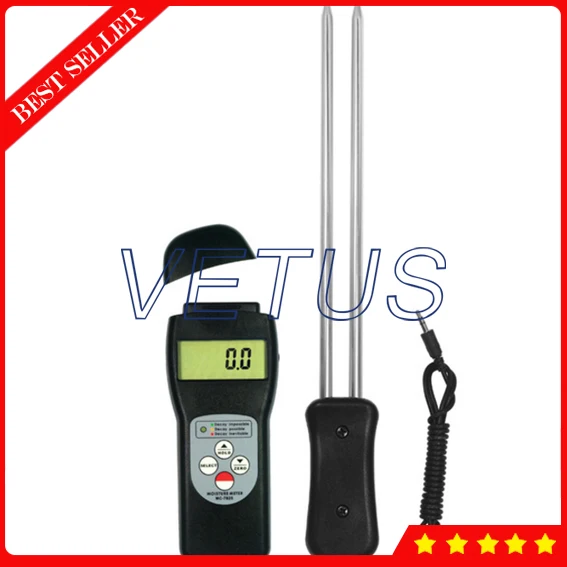 MC-7825G Digital Paddy moisture meter with 6 - 30% Range Grain Moisture Meter Tester Rice Wheat Corn Soya Beans Barley Oats Meas