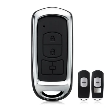 

New Soft Silicone with Metal Frame Protection Car Key Case Cover for MAZDA CX-4 CX-5 Axela ATENZA ZE-14