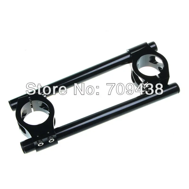 34MM Universal CNC Clip On Ons Handlebars Handle Bar For 34mm Fork Tube HONDA KAWASAKI SUZUKI YAMAHA etc BLACK