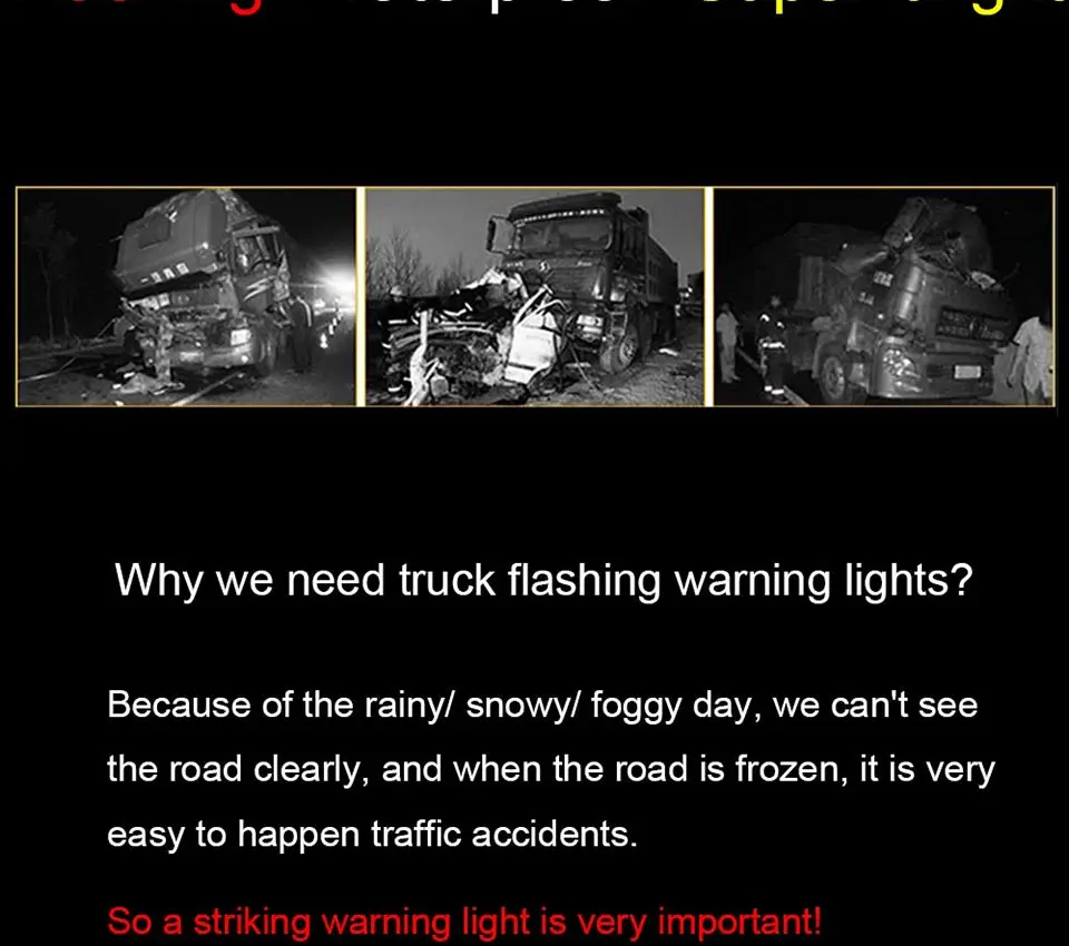 Colorful Flashing Led Light for Truck Signal Lamp 24V LED Bulb Lorry Cars Warning Strobe Lamp 24v COB LED Traffic Lighting (2)
