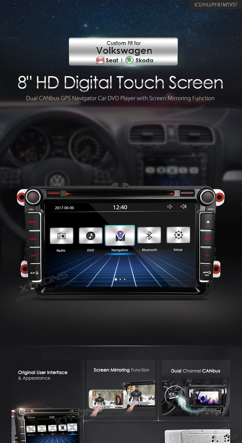 Top 8" Special Car DVD radio for Volkswagen Bora 2005-2015 &Polo 2009-2014 &Magotan 2007-2013 & Sharan 2010-2014 & Touran 2003-2014 0 Top 8" Special Car DVD radio for Volkswagen Bora 2005-2015 &Polo 2009-2014 &Magotan 2007-2013 & Sharan 2010-2014 & Touran 2003-2014 0