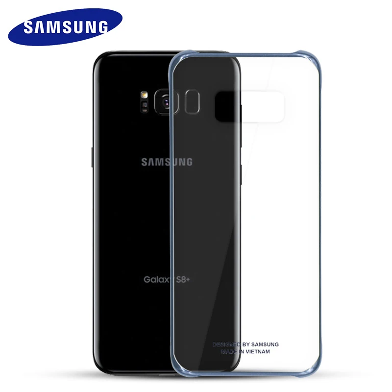 Samsung S10 Case Official Original Clear Hard Cover Transparent PC Shockproof SAMSUNG Galaxy S8 S9 S10 Plus S10e Back Case