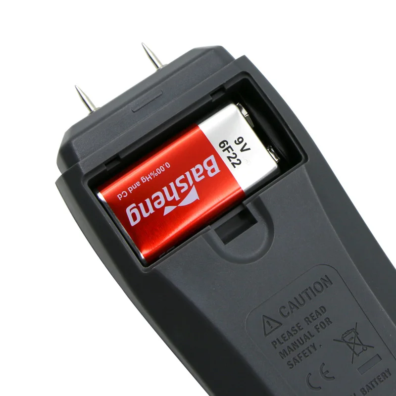EMT01 0-99.9% Two Pins Digital Wood Moisture Meter Wood Humidity Tester Hygrometer Timber Damp Detector Large LCD Display wood moisture meter