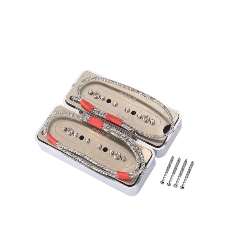 

Replacement Pickup Set for P90 Chromic color Alnico 5 single coil Set of 2