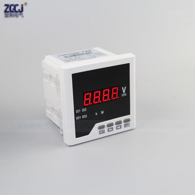 

digital DC voltmeter with 4-20mA input range DC 0-150V voltage panel meter with one way analog signal transmit iintput