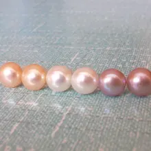 Горячая Акция! Разноцветные серьги из пресноводного жемчуга размером 5-6 мм, серьги-гвоздики, ювелирные изделия, посеребренные, 100 пар/лот