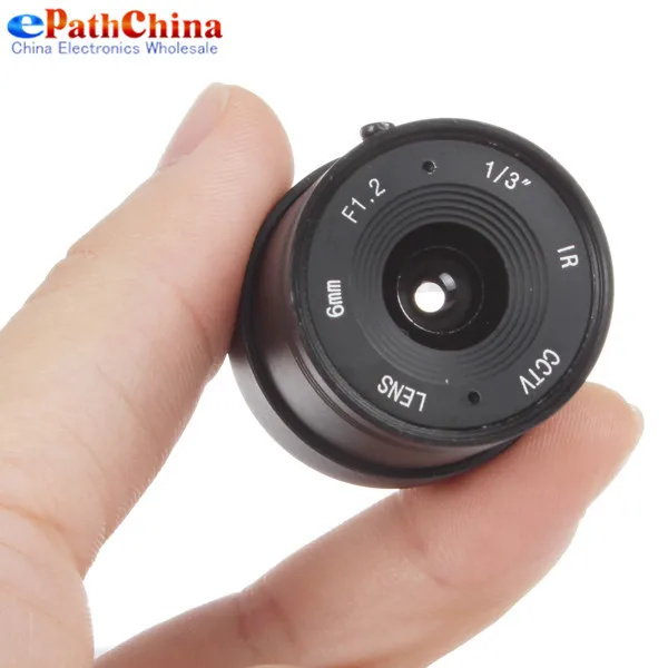 6mm / F1.6 CCTV High Definition Alloy Fixed Lens for Camera CS 1/3 Inch IR | Безопасность и защита