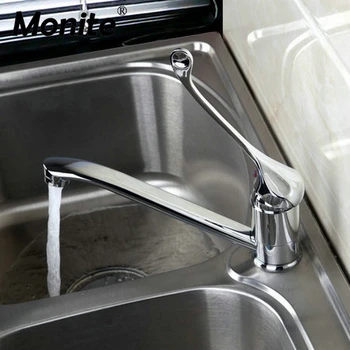 

For Medical Disabled Hot/Cold Swivel 360 8710 Deck Mount Polished Chrome Single Handle/Hole Faucet Mixer Tap
