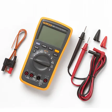 FLUKE 17B + цифровой мультиметр метр тест er DMM с тестовыми выводами TL75 термопара 80BK-A F17B