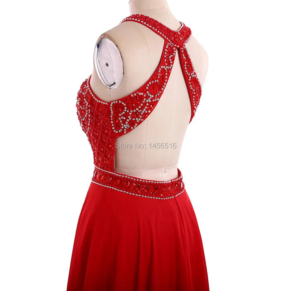 Красные Очаровательные платья на выпускной, длинные, украшенные бисером, Vestidos formatura, с кристаллами, вечерние платья, платье, Galajurken