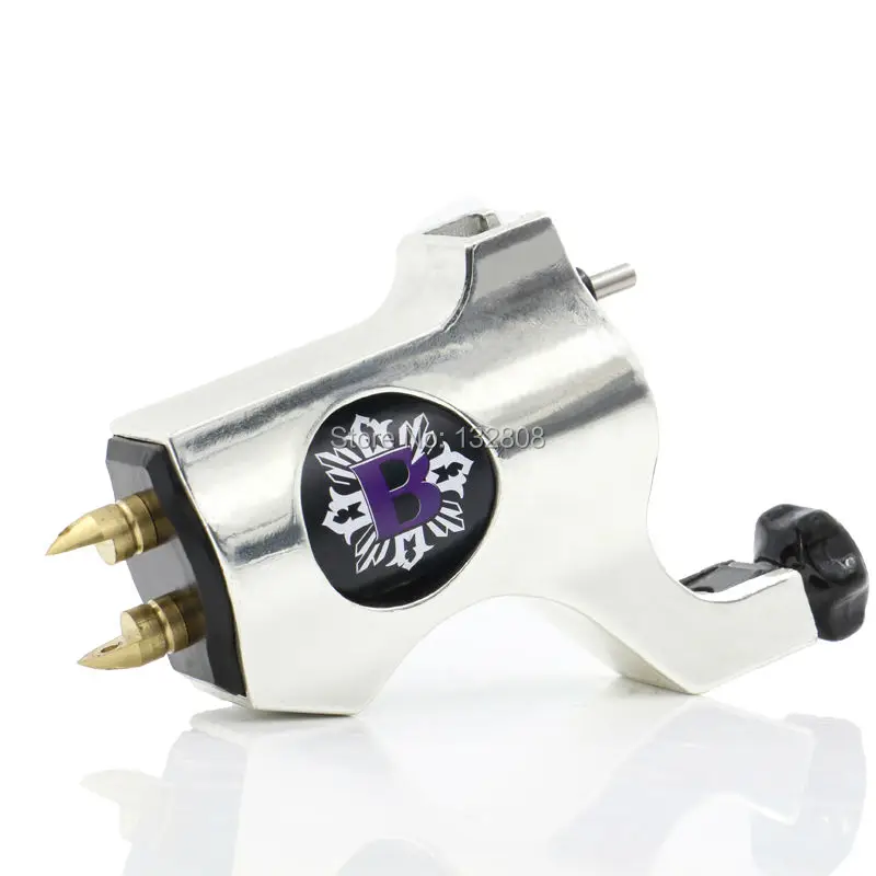 

Hot Sale High Quality Motor Silver Bishop Precision Rotary Tattoo Machine For Shader Liner 6 Colors For Choose Free Shipping