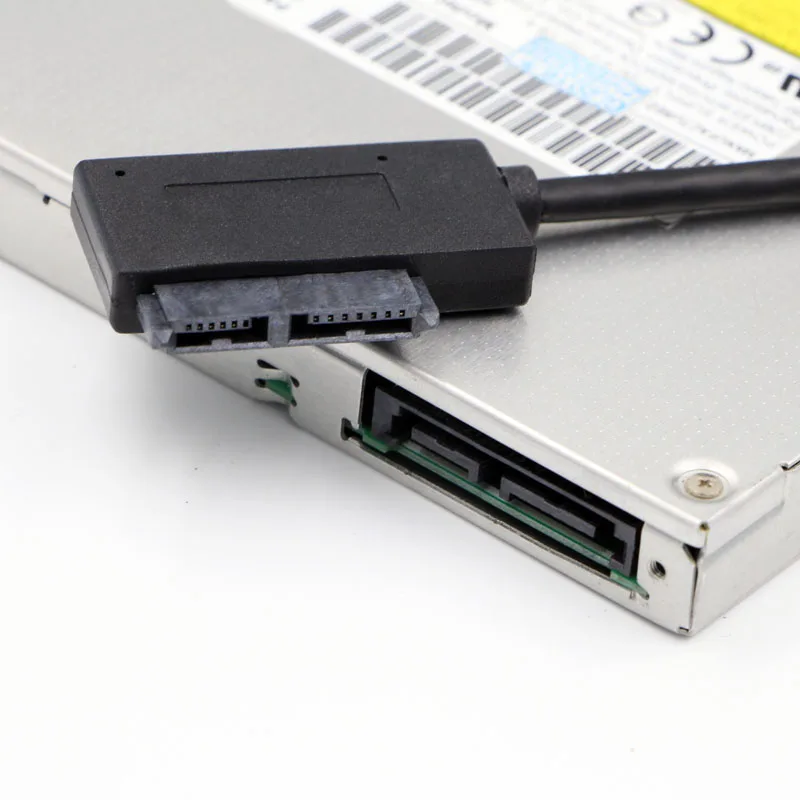 USB 2 0 для Mini Sata II 7 + 6 13 Pin адаптер конвертер кабель ноутбука CD/DVD ROM Plug and Play не нужно