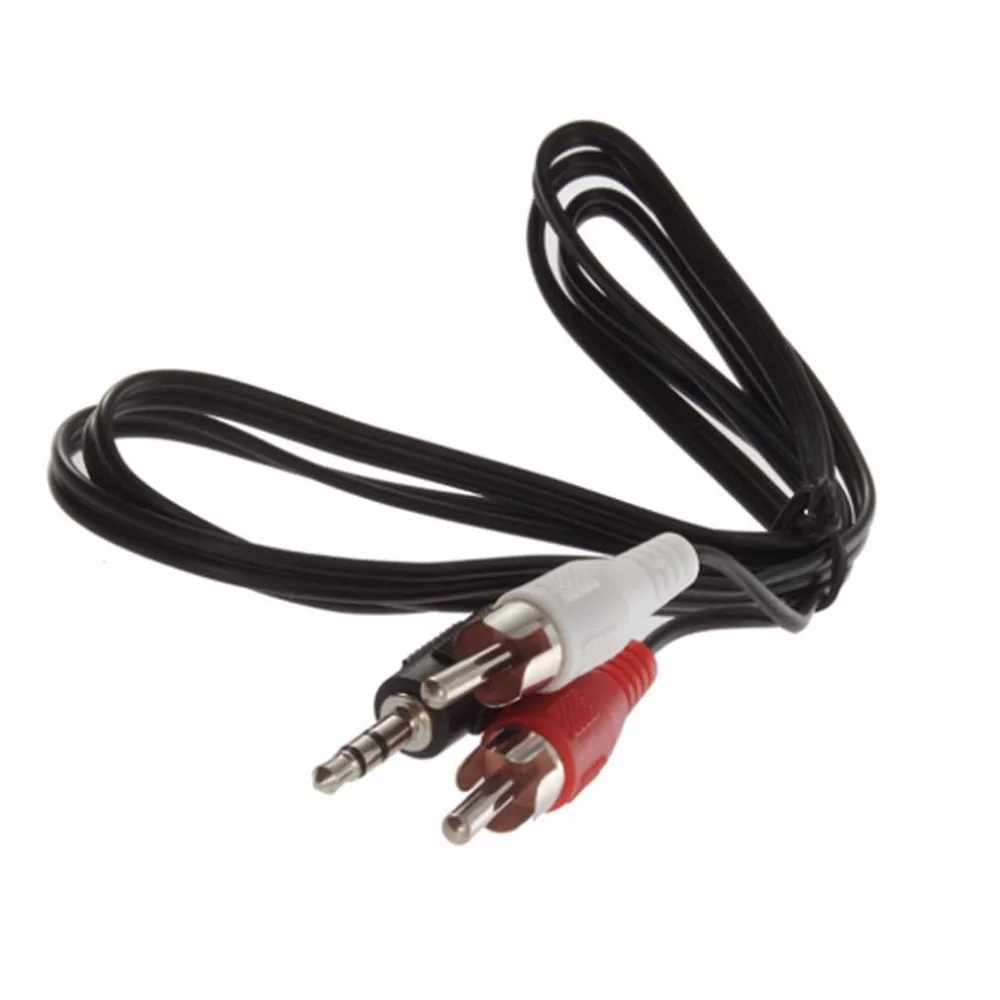 

ICOCO 1/8 Inch 3.5mm Plug Jack to 2 RCA Male Stereo Audio Earphone Headphone Headset Y Splitter Adaptor Cable 2017 Super Deal