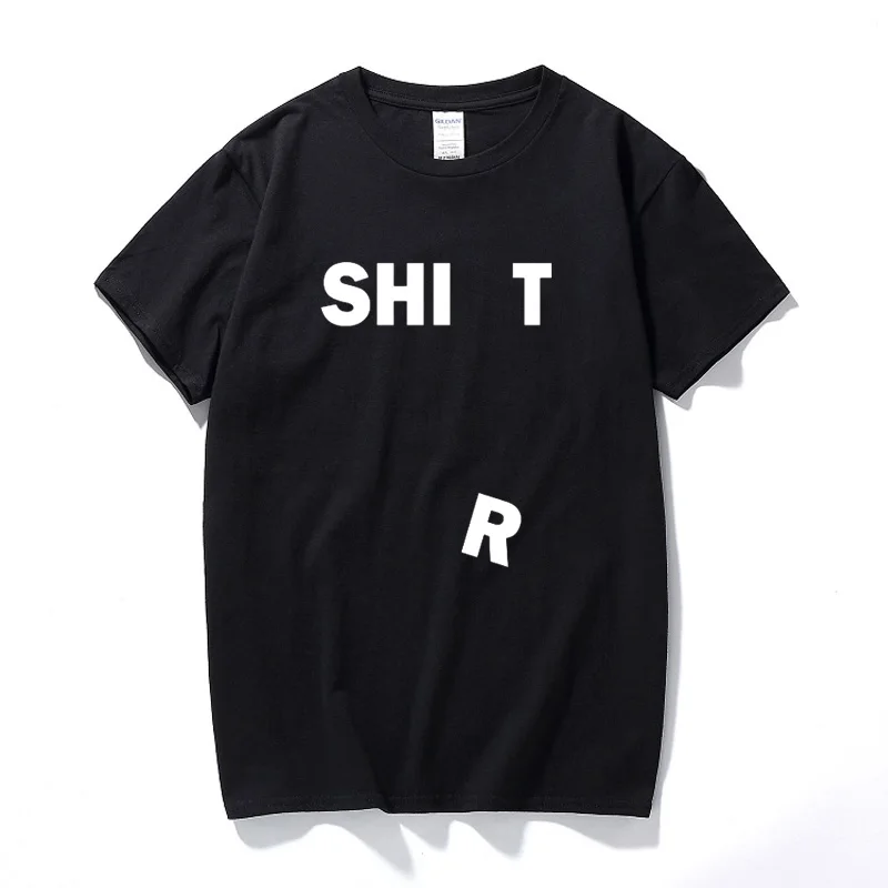 

100% Cotton Men Tshirt Cool Letter Shirt Casual Short Sleeve T-shirt Men Funny T shirts New Summer Camisetas Hombre Tops