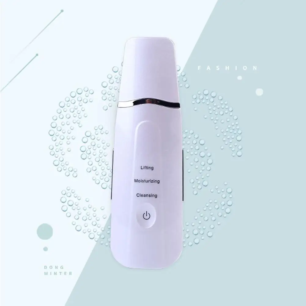 

Ultrasound-guided Rechargeable Washing Scraper Pore Blackhead Electric Skin Scrubber Removal Exfoliating Pore Cleaner Tools
