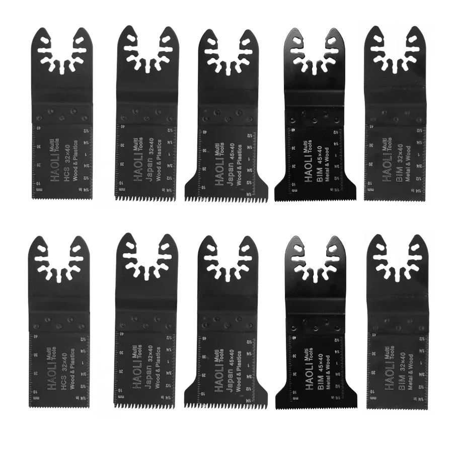 10pcs Oscillating tool 32 45mm Saw Blades fit for multifunction power