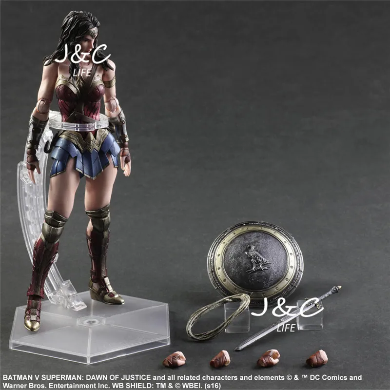 Liga de la justicia Superman VS Batman Movie Wonder woman Action Figure 27 cm PVC Model colecciona Anime Model Toys Juguetes niños Juguetes Liga de la justicia Superman VS Batman Movie Wonder woman Action Figure 27 cm PVC Model colecciona Anime Model Toys Juguetes niños Juguetes