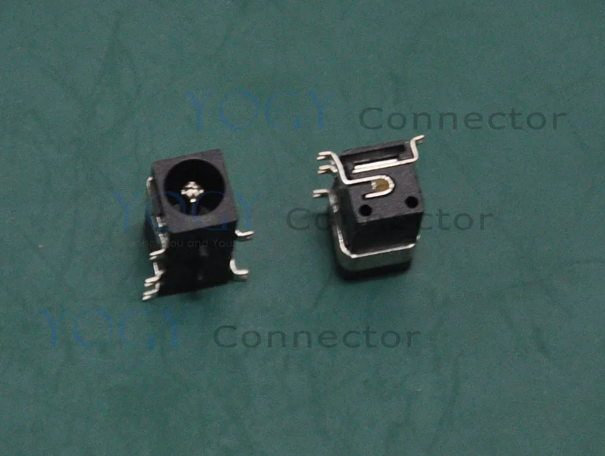 20 шт. разъем питания DC Jack 5pin SMT диаметр отверстия 4 мм Pin 1 7 Размер 12 x6x6мм подходит