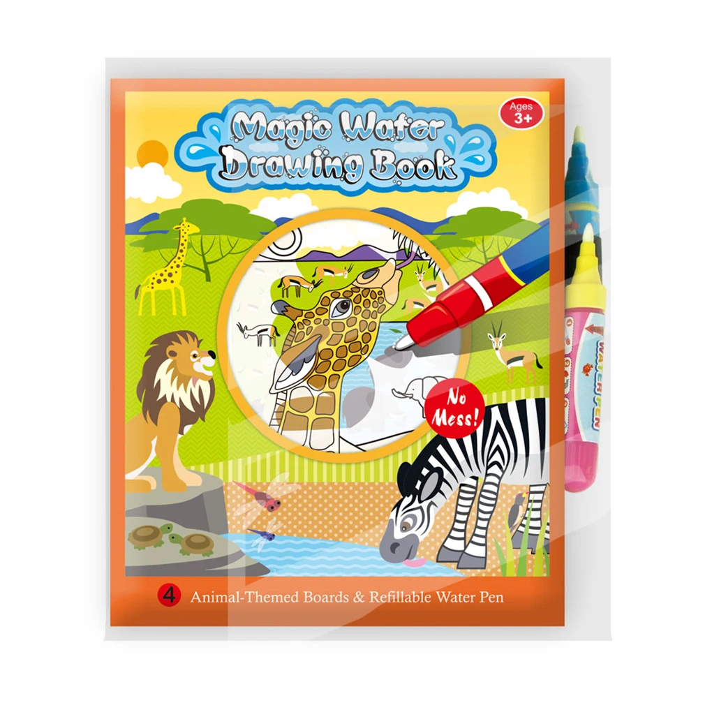 

Magic Water Drawing Book Writing Doodle Book Coloring Board For Children Painting Mat Early Educational Toy Kid Children Child
