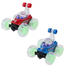 Children Educational Toy Stunt Car Rolling Rotating RC Car Wheel Vehicle Kids Developmental Toy Best Birthday
