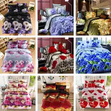 4Pcs/Set Red Rose Pattern 3D Printed Bedding Set Bedclothes Home Textiles King Size Quilt Cover Bed Sheet 2 Pillowcases 4Pcs/Set Red Rose Pattern 3D Printed Bedding Set Bedclothes Home Textiles King Size Quilt Cover Bed Sheet 2 Pillowcases