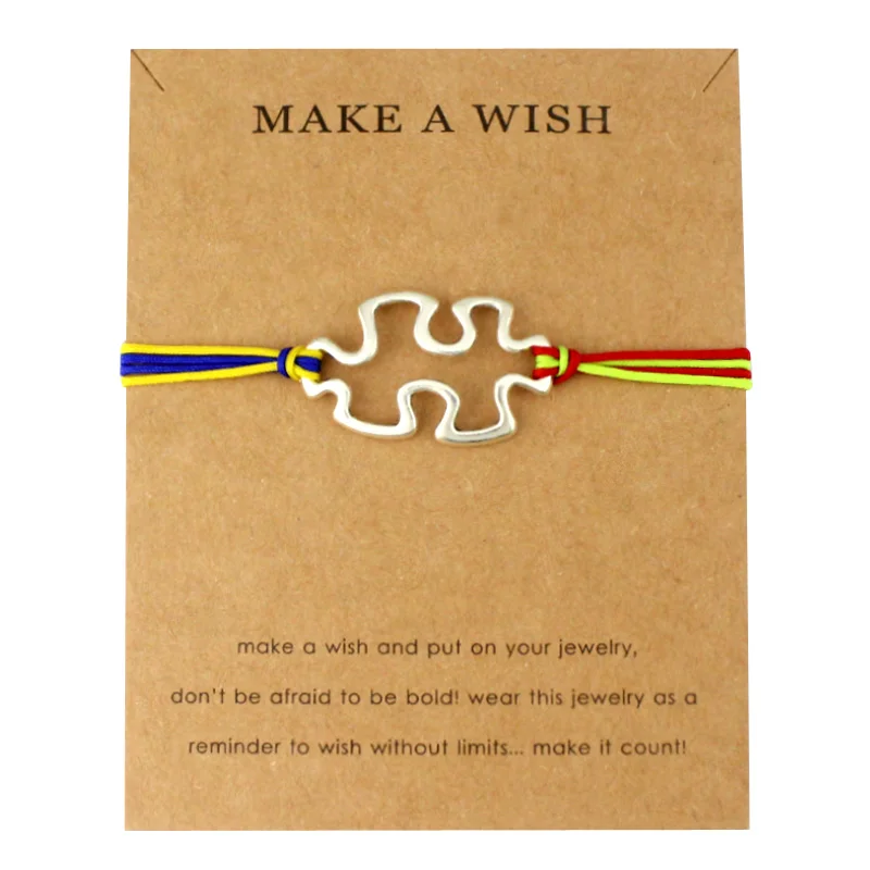

Silver My Story is not over yet Puzzle Pieces Breast Cancer Autism Diabetes Type 1 Diabetic Awareness Charm Bracelets for Women