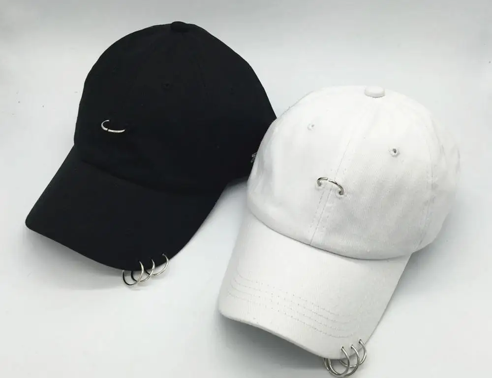 Горячая JIMIN SUGA V Мода K POP железное кольцо шляпы Регулируемый Бейсбол cap100% хлопок