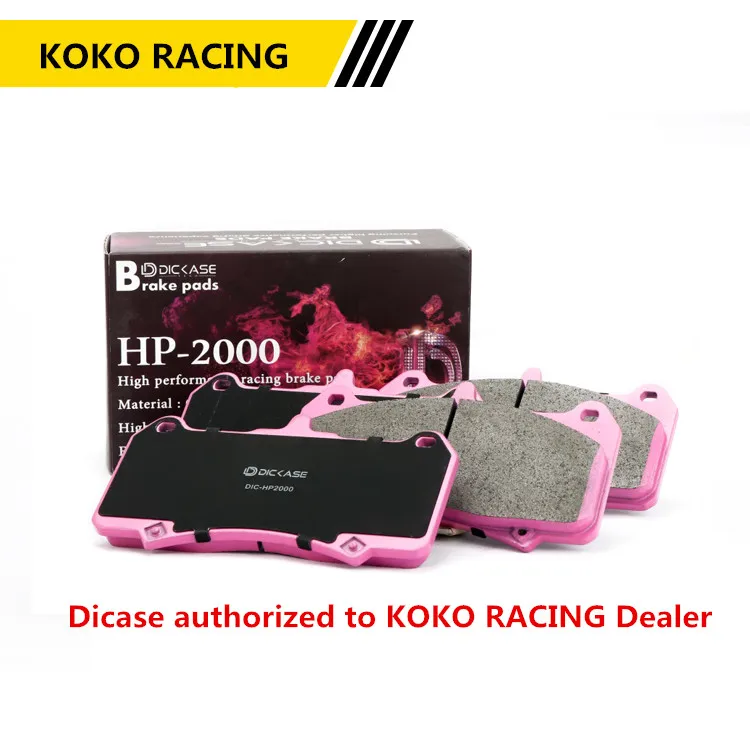 KOKO RACING высокой температуры тормозные колодки WT9660 WT5040 для 6 пот суппорт Керамика металл материал для E90 120i 325i 320i X1