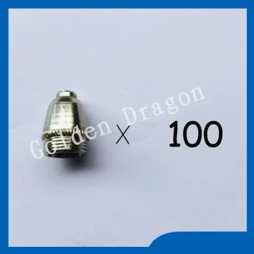 

Free shipping Plasma TIPs Nozzles 40-60Amp Fit SG-55 AG-60 Plasma Cutter Cutting Torch Consumables ,100PK