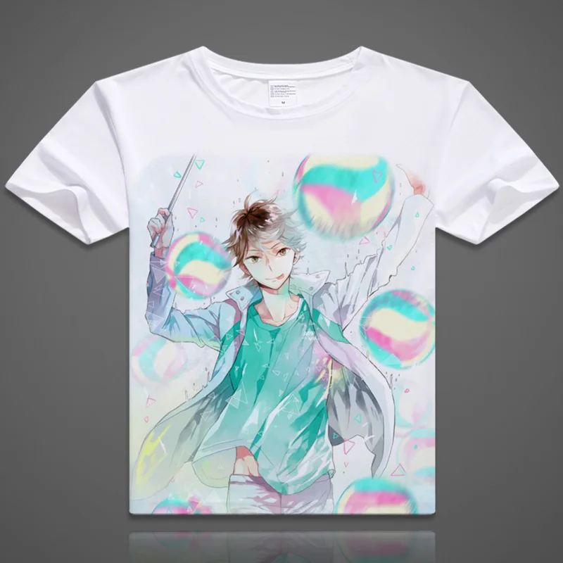 Coshome Haikyuu T-Shirts Hinata Shyouyou Kageyama Tobio Cosplay T shirts Costumes Men Women Short Sleeves Summer Tees Adult Tops (5)