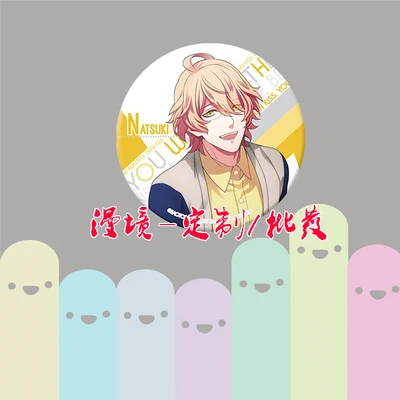 1 шт. 58 мм анимационный значок Uta No Prince Sama Ichinose Tokiya Ittoki Otoya Tsukimiya Ringo значок аниме брошь значки на булавке - Окраска металла: 10