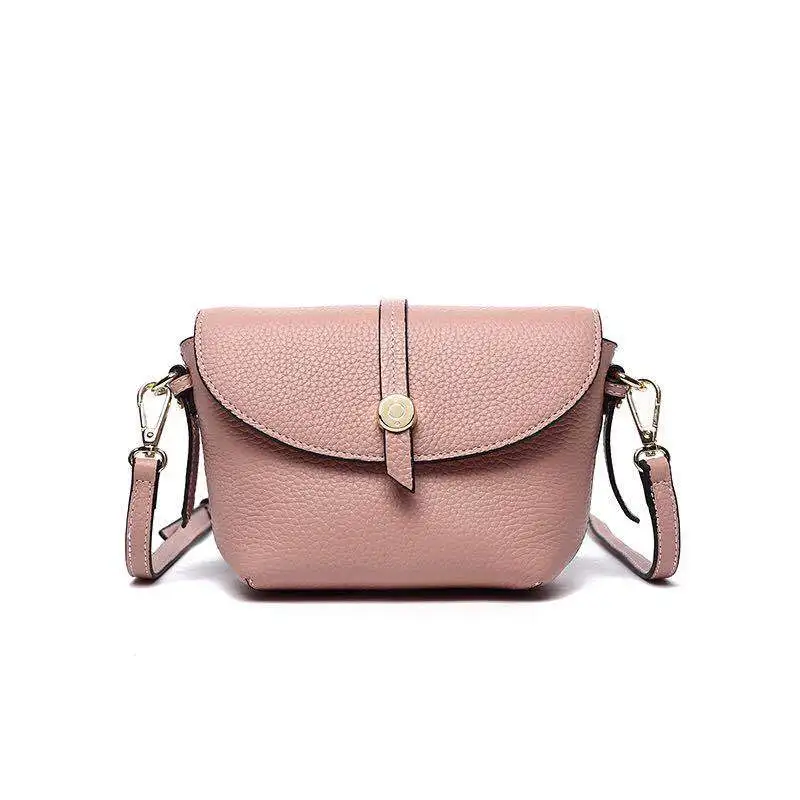 Сумки на плечо женские дизайнерские сумки из натуральной кожи женские винтажные модные сумки через плечо женские сумки - Цвет: pink