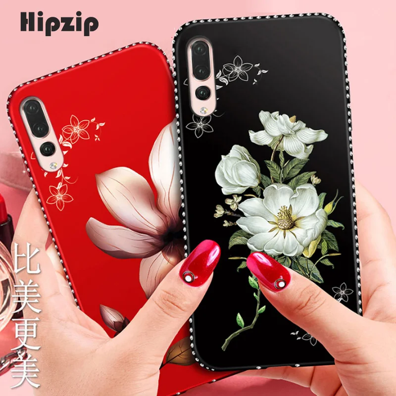 Мягкий чехол с блестящими кристаллами для Huawei Honor 7A Pro 7C DUA-L22 Y6 2018 9 10 P9 P10 P20 Lite 6A 6X 2017