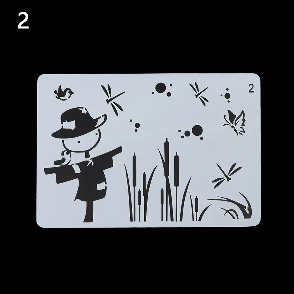 

Craft Hollow Layering Stencils For Wall Painting Scrapbooking Stamping Stamp Album Decorative Embossing Paper Card Template#2